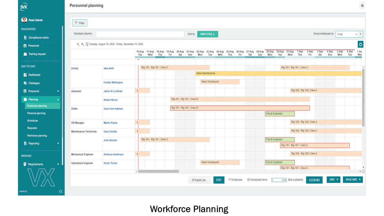 screenshot of Skills Assurance